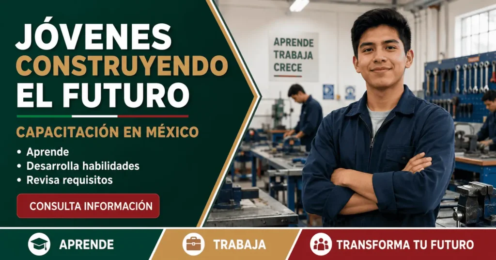 Jóvenes Construyendo el Futuro: capacitación laboral en México