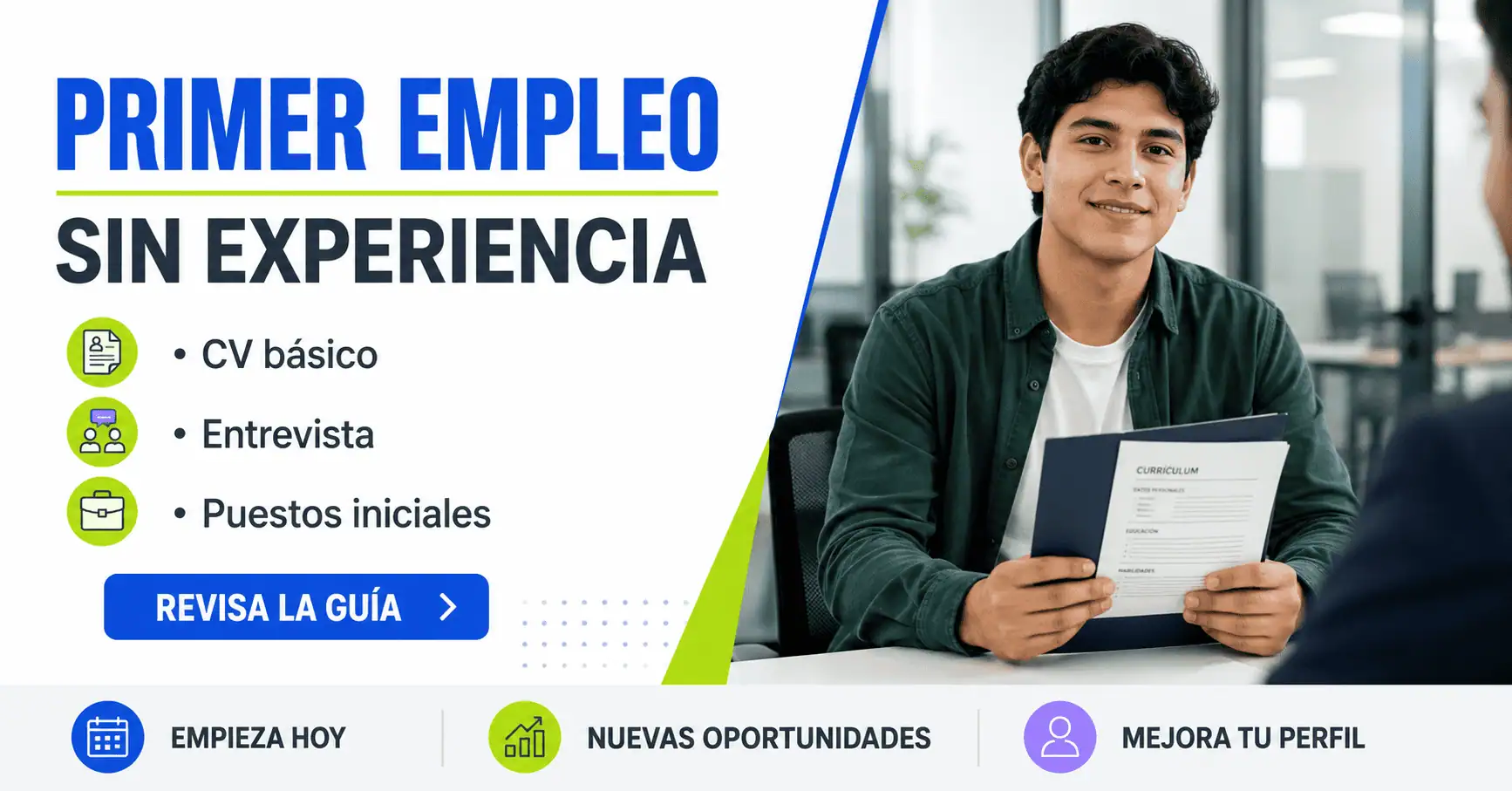 Primer empleo en México: cómo postular sin experiencia