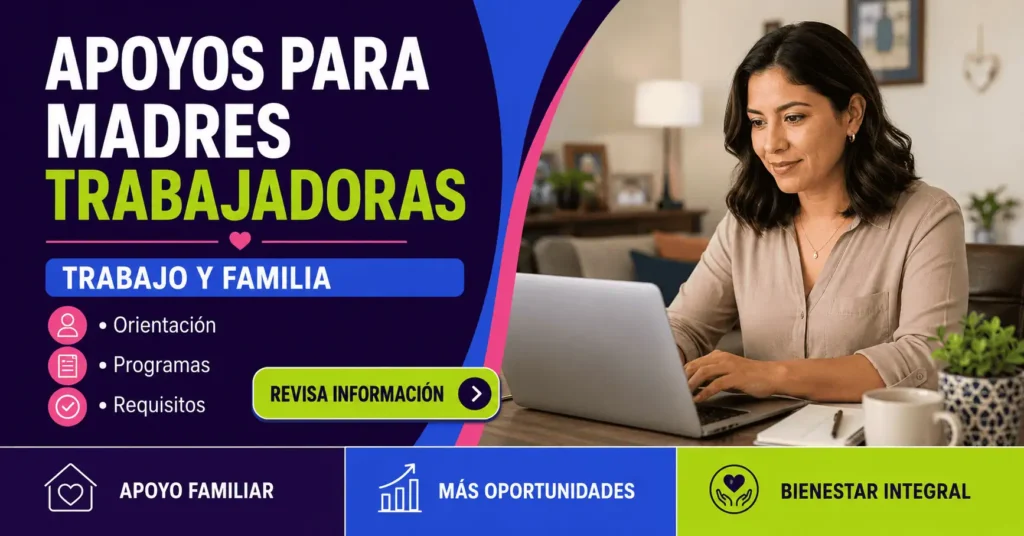 Apoyos para madres trabajadoras en México: requisitos y opciones disponibles